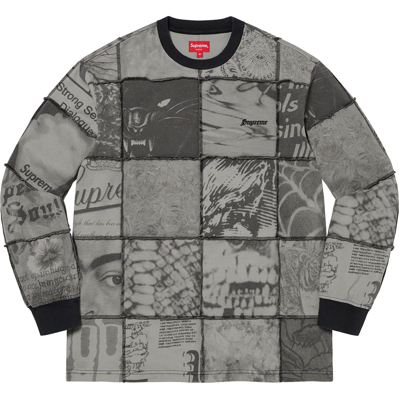 Mosaic Patchwork L/S Top view 6